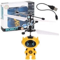 Nobo Kids Leteči robot, ročno voden dron, rumen