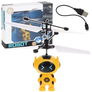 Nobo Kids Leteči robot, ročno voden dron, rumen