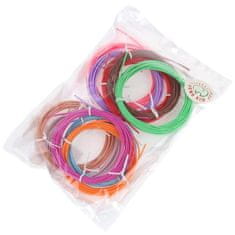 Nobo Kids Filament 3D pisala za ponovno polnjenje 10 kosov PCL 1,75 mm/3 m
