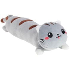 Nobo Kids Mascot Kitty Plush Long Pillow Roller siv