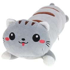 Nobo Kids Mascot Kitty Plush Long Pillow Roller siv
