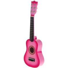 Nobo Kids Klasična 6-strunska lesena kitara - roza