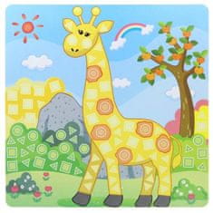 Nobo Kids Kreativna knjiga Mosaic Safari iz ustvarjalne pene
