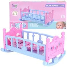 shumee 2v1 Cradle Bed for Dolls Blazina za posteljnino