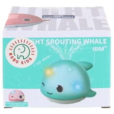 Nobo Kids Whale Fountain, ki bruha kopalno vodo - roza