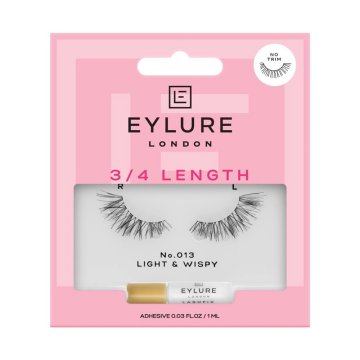 shumee 3/4 Length Lashes umetne trepalnice z lepilom, edinstven učinek poudarjanja št. 013