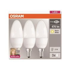 Osram ŽARNICA LED BASE CLASSIC 4,9W=40W/827 E14 3/1