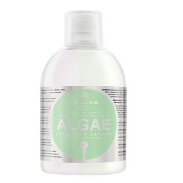 shumee KJMN Algae Moisturizing Shampoo vlažilni šampon za lase z izvlečkom alg in oljčnim oljem 1000 ml