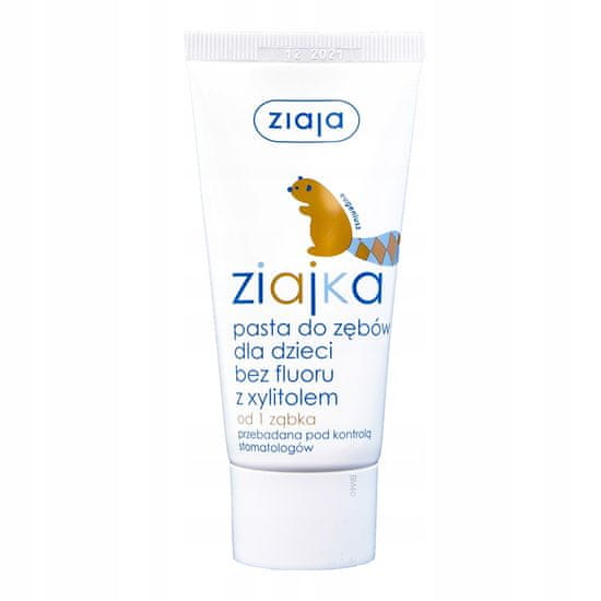 shumee Ziajka zobna pasta za otroke brez fluorida s ksilitolom 50 ml