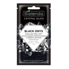 shumee Crystal Glow Black Onyx čistilna in razstrupljevalna peel-off maska s svetlečim učinkom 8 g