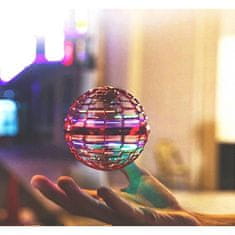 Nobo Kids Flying Ball Ufo Shining Ball Boomerang rdeče barve