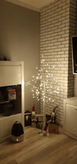 Malatec LED bela okrasna breza 180cm
