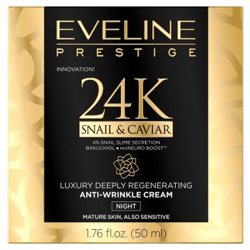 shumee Prestige 24k Snail & Caviar luksuzna globoko regeneracijska nočna krema proti gubam 50 ml