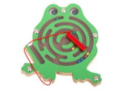 slomart magnetni labirint kroglice žaba