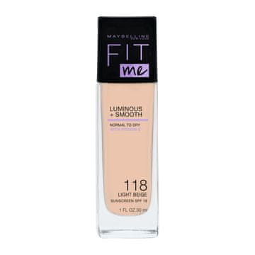 shumee Fit Me Luminous + Smooth Foundation osvetljevalna podlaga za obraz 118 Light Beige 30 ml