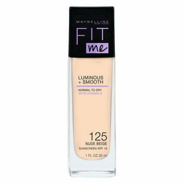 shumee Fit Me Luminous + Smooth Foundation osvetljevalna podlaga za obraz 125 Nude Beige 30 ml