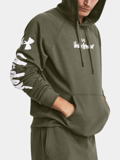 Under Armour Pulover UA Rival Fleece Graphic HD-GRN