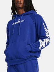 Under Armour Pulover UA Rival Fleece Graphic HD-BLU M