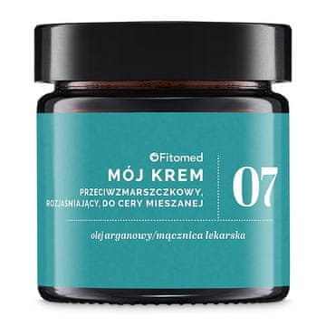 shumee FITOMED MY CREAM št. 7 proti gubam, posvetlitvena krema za mešano kožo - arganovo olje/medvedja jagoda 55 g