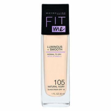 shumee Fit Me Luminous + Smooth Foundation osvetljevalna podlaga za obraz 105 Natural Ivory 30 ml