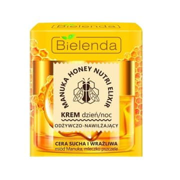 shumee Manuka Honey Nutri Elixir hranilna in vlažilna dnevna in nočna krema za suho in občutljivo kožo 50 ml