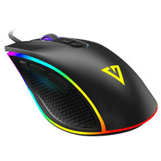 Modecom Volcano Veles RGB M-MC-VELES-100 črna igralna miška