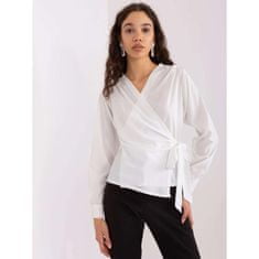 Factoryprice Ženska bluza z izrezom VANDA bela EM-BZ-3035.36_404231 M