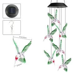 HOME & MARKER® Solarna svetilka z visečimi pticami | SOLARBIRD