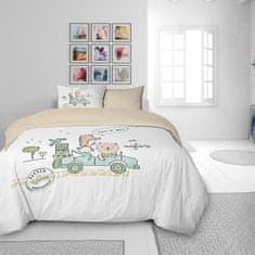 Svilanit otroška posteljnina Little Explorers, bombažna, 140x200 + 50x70 cm