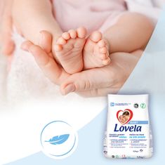 Lovela Baby pralni prah, 1,3 kg/13 pranj, belo perilo