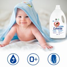 Lovela Otroški tekoči detergent za belo perilo 4,5 L / 50 pralnih odmerkov