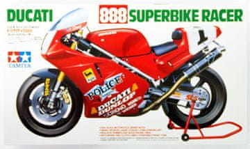 Tamiya maketa-miniatura Ducati Superbike 888 • maketa-miniatura 1:12 motocikli • Level 4