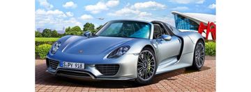 Revell maketa-miniatura SET Porsche 918 Spyder • maketa-miniatura 1:24 novodobni avtomobili • Level 4