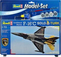 Revell maketa-miniatura SET F-16 C SOLO TÜRK • maketa-miniatura 1:72 novodobna letala • Level 4