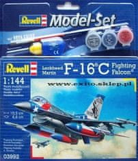 Revell maketa-miniatura SET F-16C USAF • maketa-miniatura 1:144 novodobna letala • Level 3