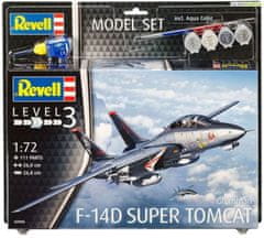 Revell maketa-miniatura SET F-14D Super Tomcat • maketa-miniatura 1:72 novodobna letala • Level 3
