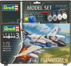Revell maketa-miniatura SET F-4J Phantom II • maketa-miniatura 1:72 novodobna letala • Level 3