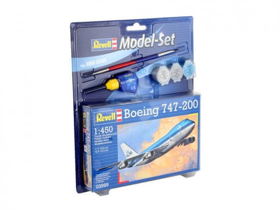 Revell maketa-miniatura SET Boeing 747-200 • maketa-miniatura 1:450 civilna letala • Level 3