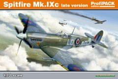 EDUARD maketa-miniatura Spitfire Mk.IXc pozna verzija ProfiPACK • maketa-miniatura 1:72 starodobna letala • Level 4