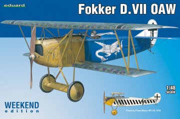 EDUARD maketa-miniatura Fokker D.VII OAW • maketa-miniatura 1:48 starodobna letala • Level 3