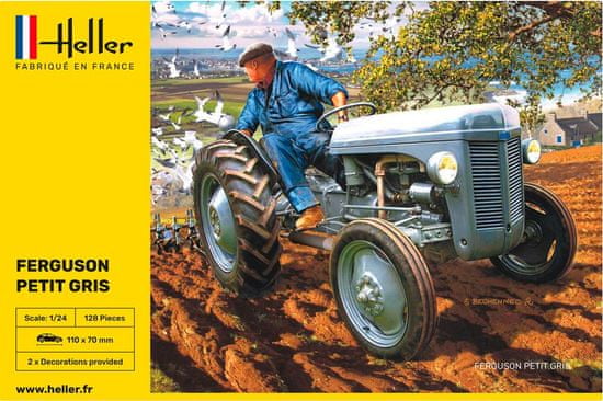 Heller maketa-miniatura Traktor Ferguson Le Petit Gris • maketa-miniatura 1:24 traktorji • Level 3
