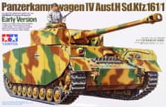 Tamiya maketa-miniatura Panzerkampfwagen IV Ausf.H Sd.Kfz.161-1 zgodnja različica • maketa-miniatura 1:35 tanki in oklepniki • Level 4