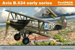 EDUARD maketa-miniatura Avia B-534 zgodnja serija • maketa-miniatura 1:72 starodobna letala • Level 4