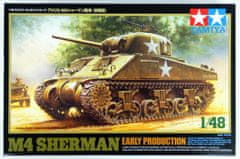 Tamiya maketa-miniatura M4 Sherman tank (zgodnja proizvodnja) • maketa-miniatura 1:48 tanki in oklepniki • Level 3