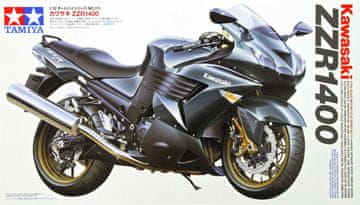 Tamiya maketa-miniatura Kawasaki ZZR1400 • maketa-miniatura 1:12 motocikli • Level 5