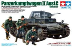 Tamiya maketa-miniatura Panzerkampfwagen II Ausf. C (Sd.Kfz.121) • maketa-miniatura 1:35 tanki in oklepniki • Level 3