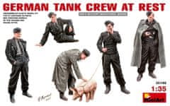 MiniArt maketa-miniatura Nemška tankovska posadka pri počitku • maketa-miniatura 1:35 figure • Level 2