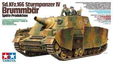 Tamiya maketa-miniatura Brummbär pozna proizvodnja (NEMŠKI JURIŠNI TANK IV) • maketa-miniatura 1:35 tanki in oklepniki • Level 3