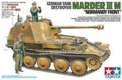 Tamiya maketa-miniatura Nemški uničevalec tankov Marder III M "Normandijska fronta" • maketa-miniatura 1:35 tanki in oklepniki • Level 3