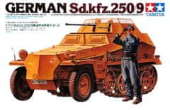 Tamiya maketa-miniatura Nemški Sd.kfz.250-9 • maketa-miniatura 1:35 tanki in oklepniki • Level 3